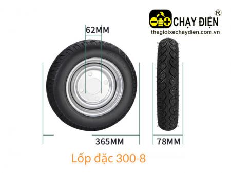 Mâm, bánh đặc 3.00-8