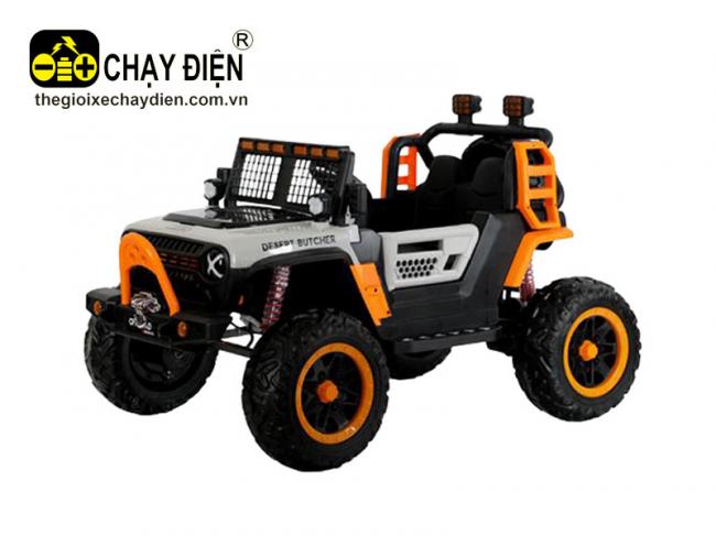 Ô tô điện trẻ em Jeep BDL 5289 Cam đen