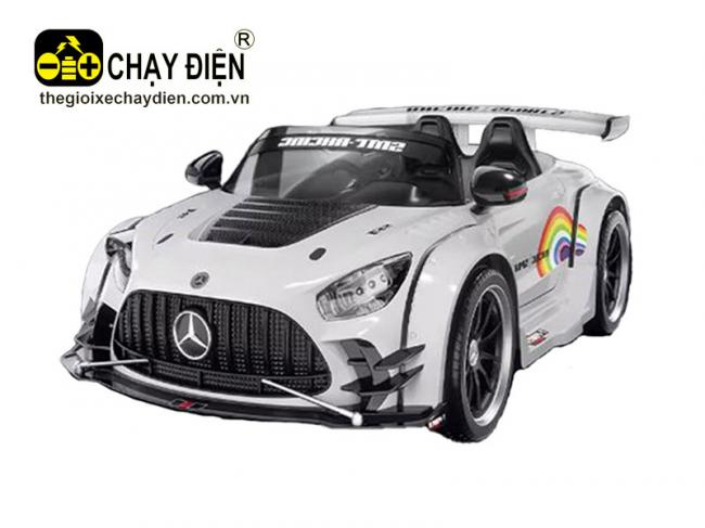 Ô tô điện trẻ em SMT-906 Mercedes-AMG GT Trắng