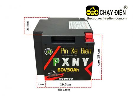 Pinlithium xe máy điện PXNY 60V 30Ah cao