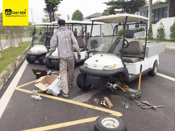 Quy trình sửa chữa và bảo trì xe điện du lịch chở khách, xe điện sân Golf