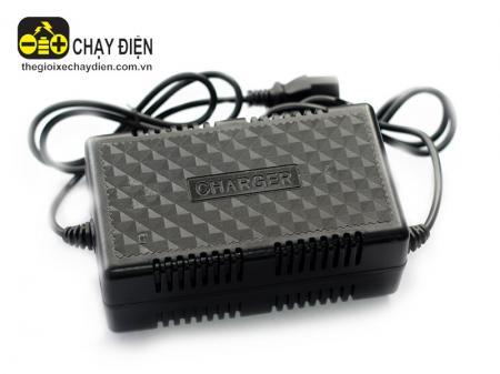 Sạc pin xe đạp điện 48V-2A đầu vuông