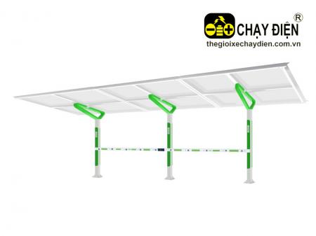 Trạm sạc xe điện EVG 006 03 10 cổng sạc All in one kết hợp mái che