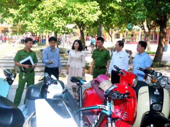 Từ 1.11 Nam Định nghiêm cấm học sinh dùng xe máy điện đến trường