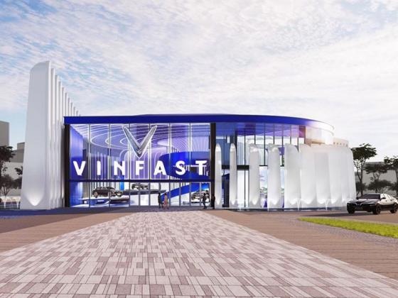 Vinfast đưa ra ý tưởng thiết kế Showroom trưng bày xe ô tô tầm cỡ quốc tế