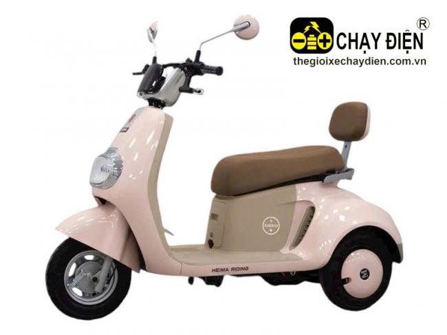 Xe 3 bánh điện Heima Riding Hồng cánh sen