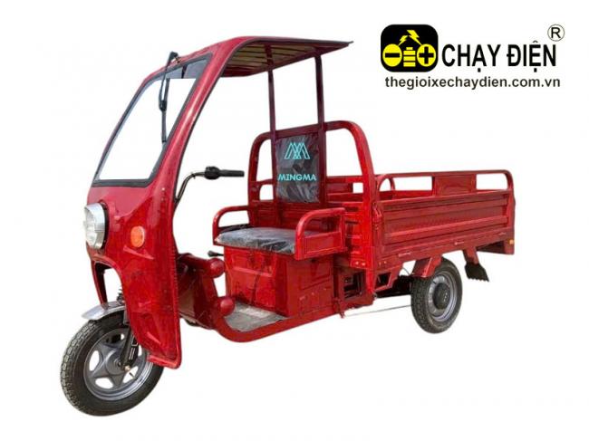 Xe 3 bánh điện mái che Mingma 1.5 Egale 500kg Đỏ