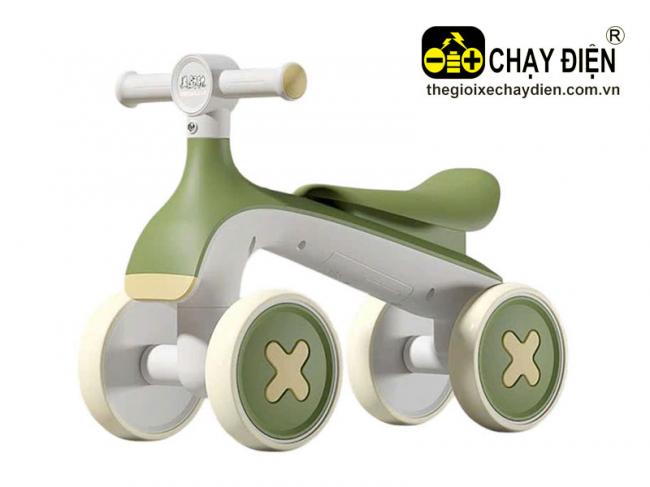 Xe chòi chân trẻ em Scooter Xanh quân đội