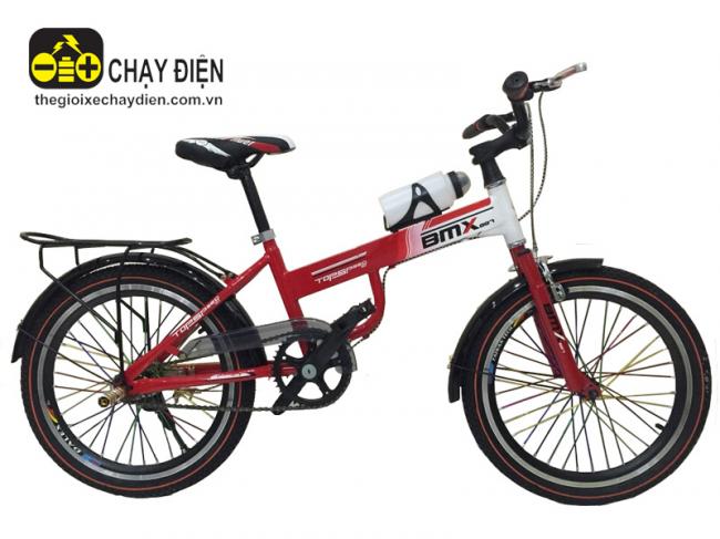Xe đạp Bmx 20inch căm Honda Đỏ trắng