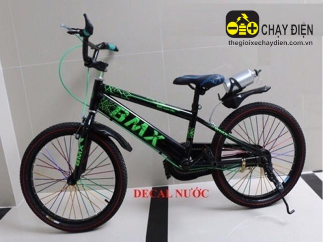 Xe đạp Bmx 20inch sườn to 126 Xanh lá đen