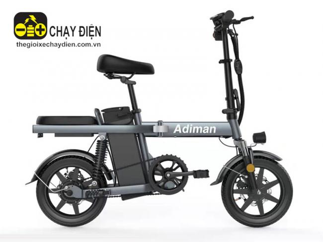 Xe đạp điện Adiman M1 48V-15A Xám