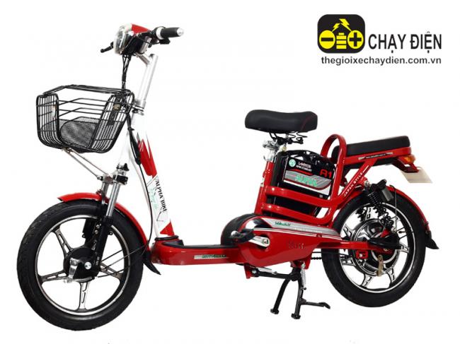 Xe đạp điện Alpha A1 Đỏ