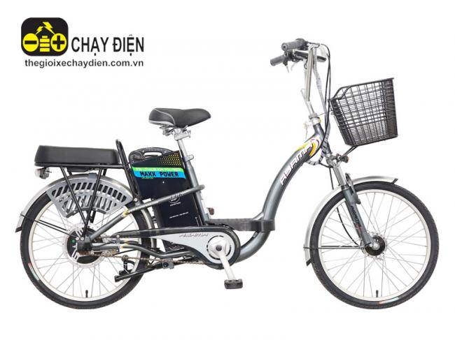 Xe đạp điện Asama EBK-002R Pin LIPO Xám
