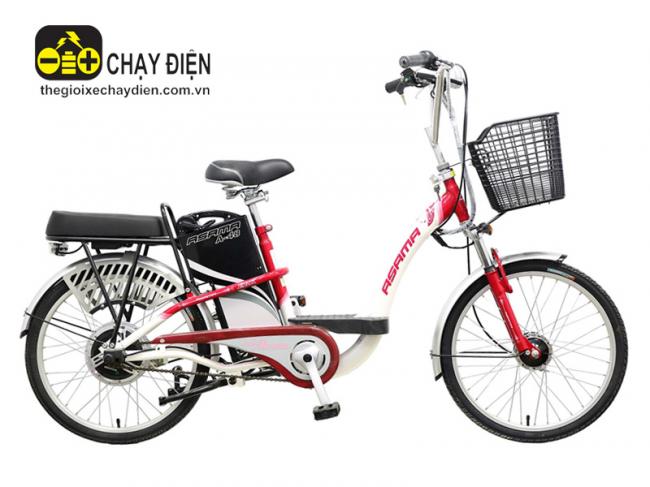 Xe đạp điện Asama EBK 002R Đỏ trắng