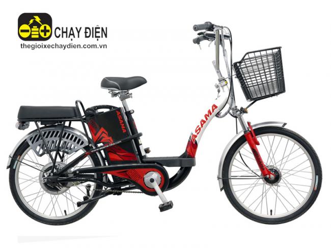 Xe đạp điện Asama EBK 002R Đen trắng