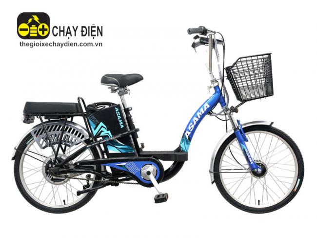 Xe đạp điện Asama EBK 002R Xanh dương đen