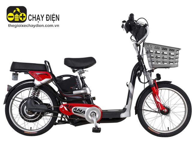 Xe đạp điện Asama EBK RY2001 Đỏ đen