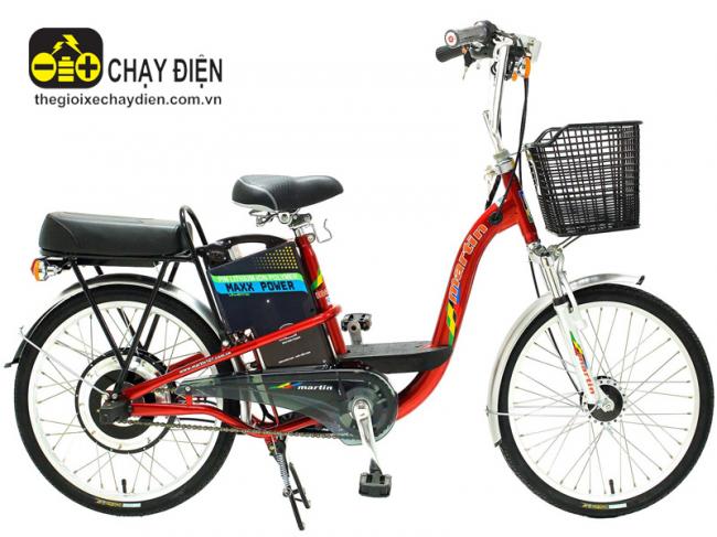 Xe đạp điện Martin MTE Pin Lipo Đỏ