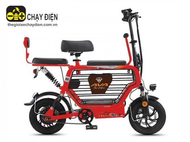 Xe đạp điện AVA 12 inch Đỏ