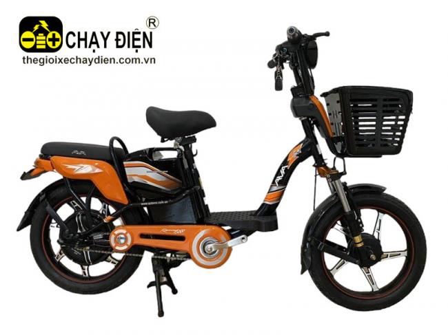 Xe đạp điện AVA Sport Cam đen