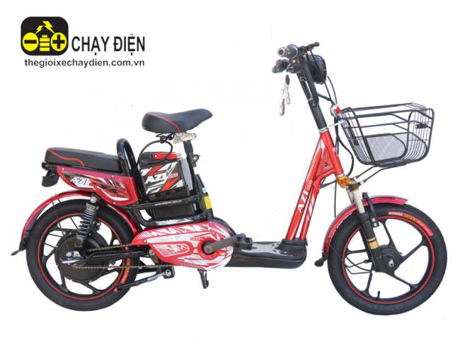 Xe đạp điện Azi One Đỏ đen