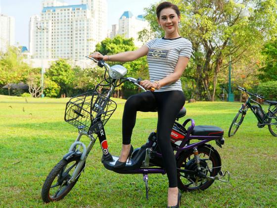 Xe đạp điện BMX Classic nhún sau 18 inch, sản phẩm dành riêng cho cô nàng năng động