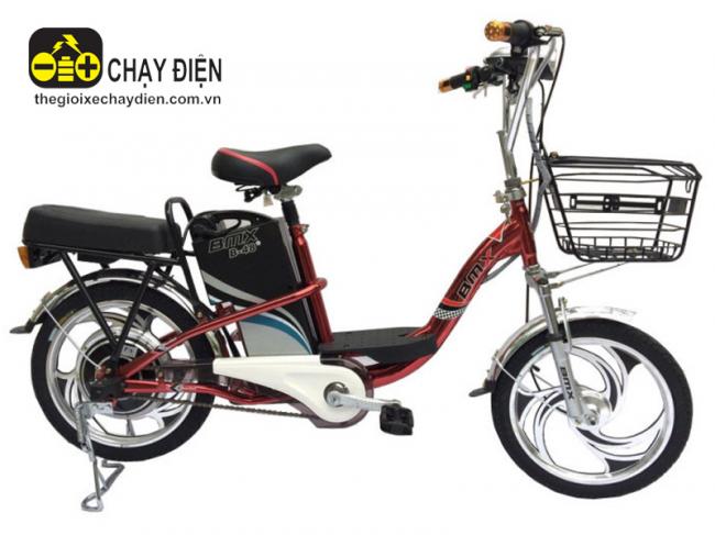 Xe đạp điện Bmx Inox màu 18inch Đỏ