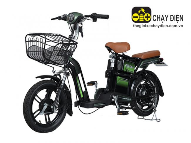 Xe đạp điện Dkbike Poke New Z Xanh lá đen
