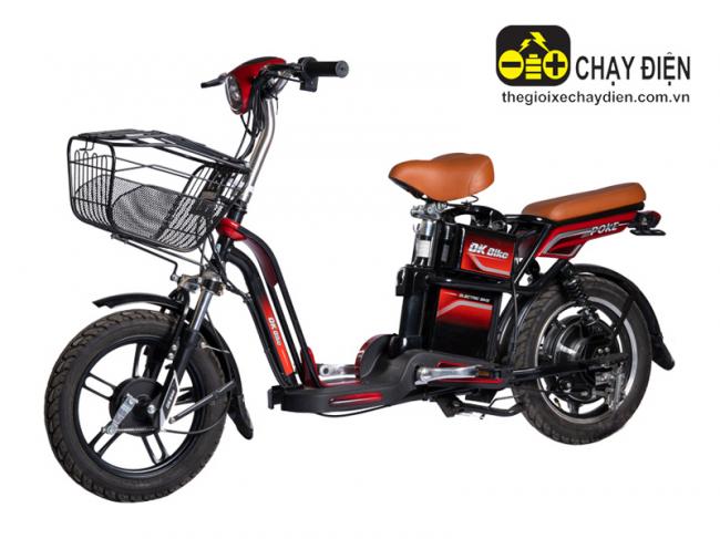 Xe đạp điện Dkbike Poke New Z Đỏ đen