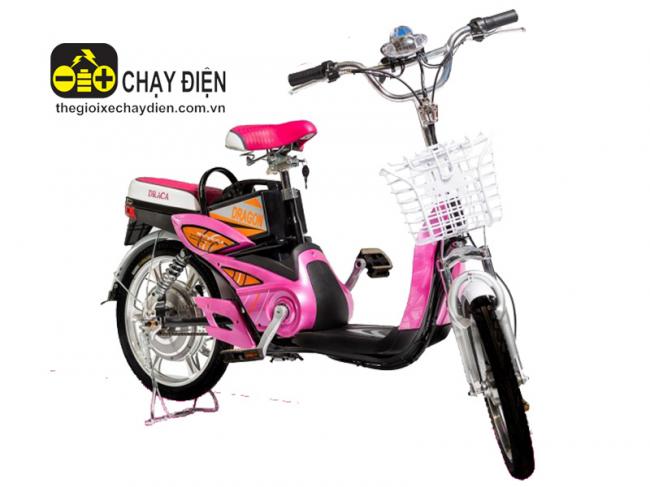 Xe đạp điện Draca E4 Hồng