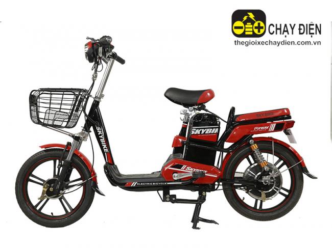 Xe đạp điện DTP Skybike Đỏ đen