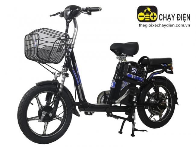 Xe đạp điện EV S1 Xanh dương đen