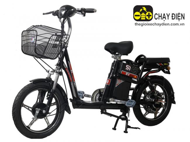Xe đạp điện EV S1 Đỏ đen