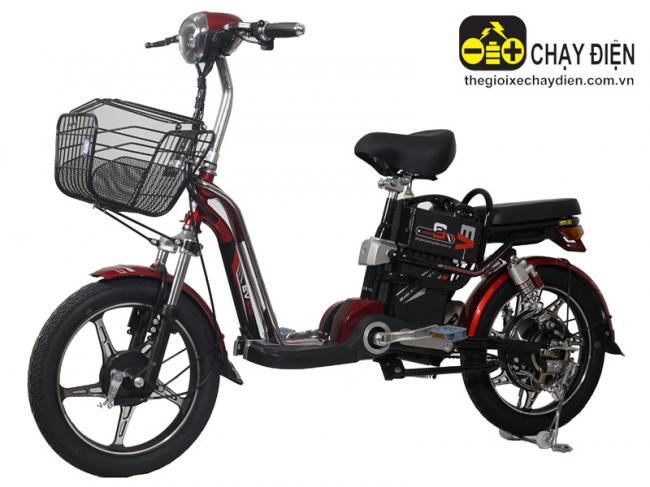 Xe đạp điện EV S2 Đỏ đen