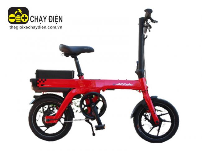 Xe đạp điện gấp Dkbike Aima S3 Đỏ