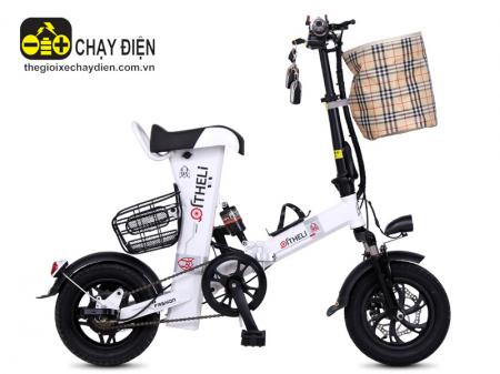 Xe đạp điện gấp Qi Li Smurf