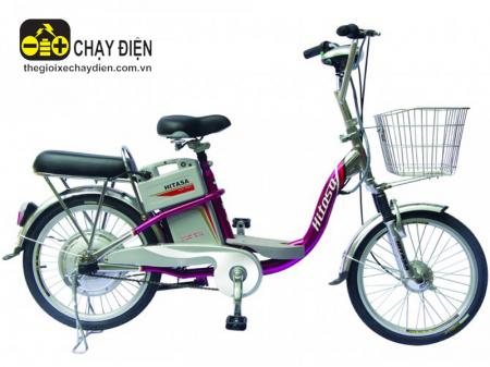 Xe đạp điện Hitasa Inox màu 22