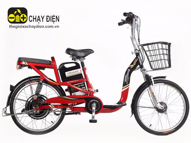 Xe đạp điện Hitasa N22 Đỏ đen