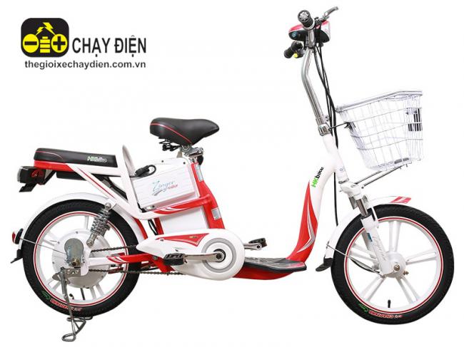 Xe đạp điện Hkbike Zinger Color Đỏ trắng