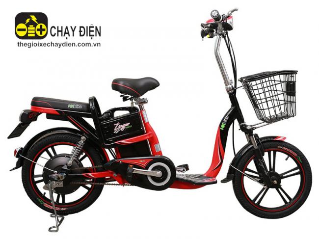 Xe đạp điện Hkbike Zinger Color Đỏ đen
