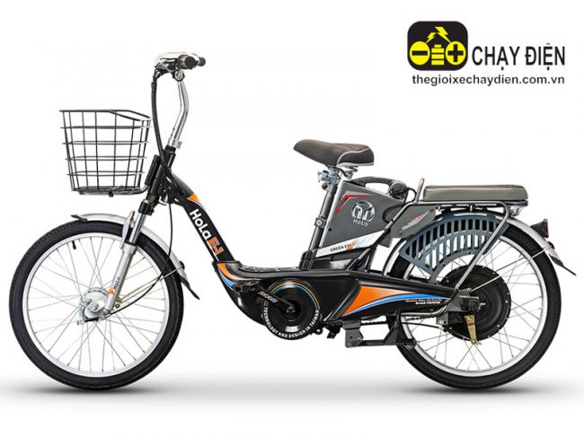 Xe đạp điện Hola E1 Đen bóng