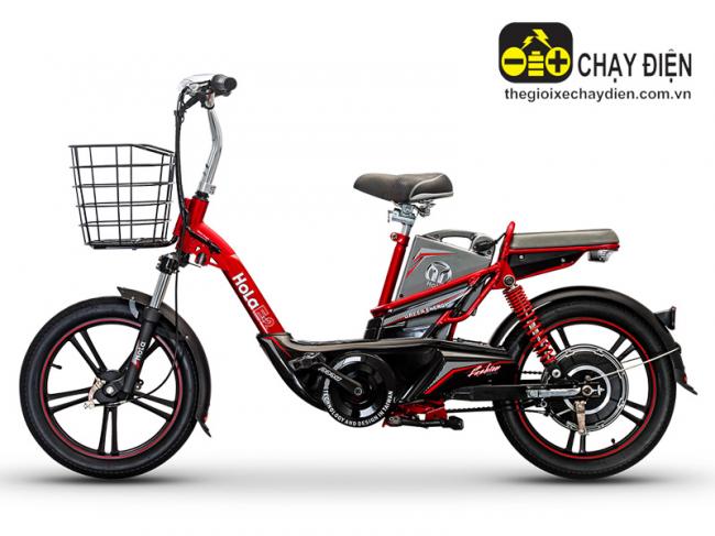 Xe đạp điện Hola E2 Đỏ đen