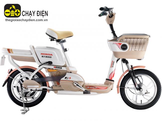 Xe đạp điện Honda A3 Hồng cánh sen