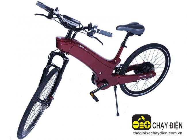 Xe đạp điện Hyundai Toma Đỏ đô