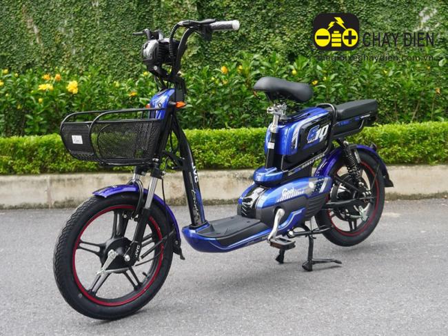 Xe đạp điện JVC G10 18inch Plus Xanh dương đen