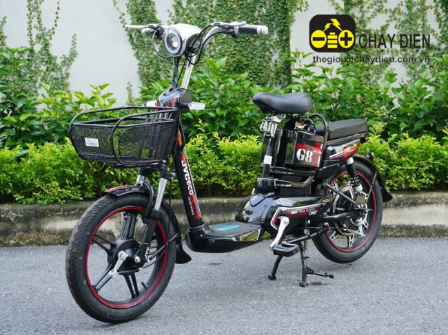 Xe đạp điện JVC G8 18inch Plus Đen bóng