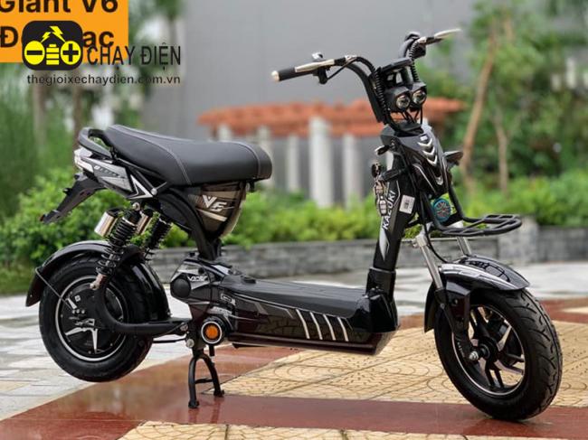 Xe đạp điện Kazuki V6 Xám đen