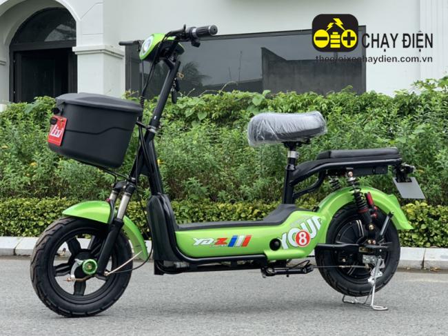 Xe đạp điện Lixi Trái Táo Pro Xanh lá