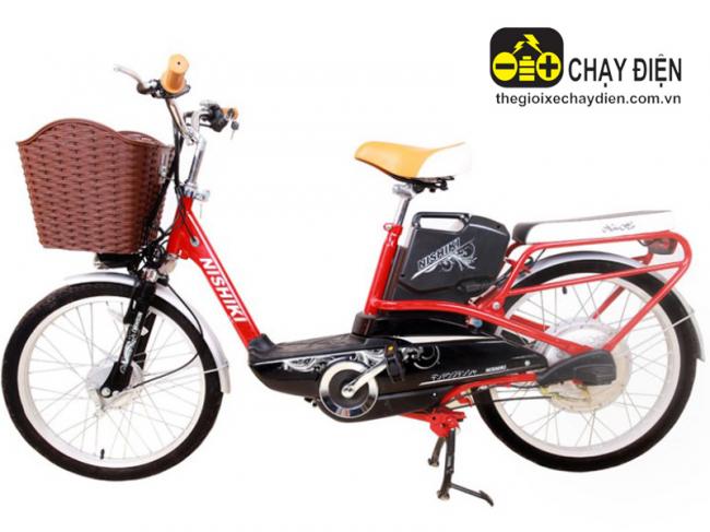 Xe đạp điện Nghĩa Hải Nishiki 2211 Đỏ