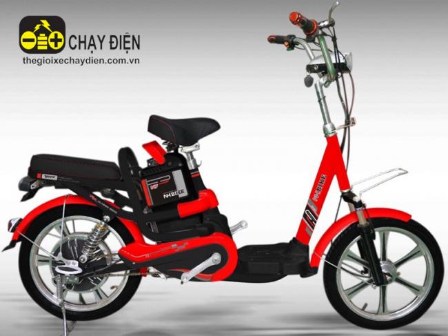 Xe đạp điện Ngọc Hà N7 Đỏ đen